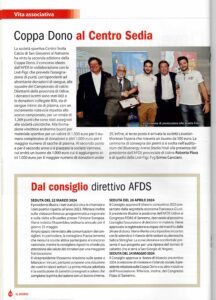 Articolo rivista Il Dono - Numero 2 Secondo trimestre 2024 - Asd Varmese